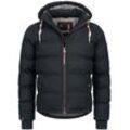 Alessandro Salvarini Winterjacke Herren Baumwolle, blau