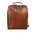 X-Zone Rucksack Herren Leder, cognac