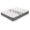 Viskoelastische Matratze Sleep Plus 90x190 cm, 16 cm Höhe, Bettzeug unabhängig, umkehrbar, mittlere Festigkeit, hohe Belastbarkeit - Weiß