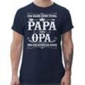 Shirtracer T-Shirt Ich habe zwei Titel Papa und Opa Opa Geschenke
