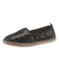 CITY WALK Espadrille, schwarz, Gr.37