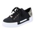 Plateausneaker, schwarz, Gr.39