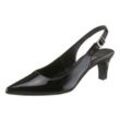 Slingpumps, schwarz, Gr.37