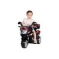 Kindermotorrad C051, Kinder-Elektro-Motorrad mit 12-Watt-Motor, LED-Scheinwerfer, 2-Gang-Getriebe (Schwarz)