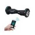 ROBWAY W2 Hoverboard für Erwachsene und Kinder, 8 Zoll, Self-Balance-Funktion, Bluetooth, App, LEDs (Schwarz Matt)