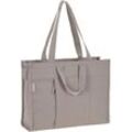 LÄSSIG Wickeltasche Green Label, Tote Up Bag, taupe, grau