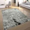 Paco Home - Designer Teppich Modern Trendig Meliert Steinoptik Mauer Muster Wohnzimmer Grau 160x220 cm