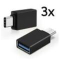 TradeNation Adapter USB C auf USB A 3.0 OTG USB-Stick für MacBook Samsung Buchse USB-Adapter USB-C zu USB 3.0 Typ A