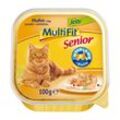 MultiFit Schale Senior Jelly Huhn 64x100 g