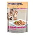 PREMIERE Deluxe Ragout Kitten Reich an Geflügel 44x85 g