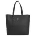 Tommy Hilfiger Shopper TH SOFT TOTE, Handtasche Damen Tasche Damen Henkeltasche Recycelte Materialien, schwarz