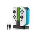 Haiaveng Ladestation für Nintendo Switch [4 in 1 Joy-Con] Joy-Con Controller Controller-Ladestation (Joy-Con Ladegerät Typ-C Kabel