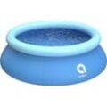 Avenli Quick-Up Pool Prompt Set 168 x 51 cm Pool (Aufstellpool mit aufblasbarem Ring), Swimmingpool auch als Ersatzpool geeignet, blau