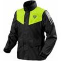 Revit Nitric 4 H2O, Regenjacke Schwarz/Neon-Gelb XS male