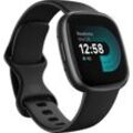 fitbit by Google Versa 4 Fitness-Smartwatch Smartwatch (FitbitOS5), inkl. 6 Monate Fitbit Premium Mitgliedschaft, grau|schwarz