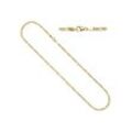 JOBO Goldkette, Zwillings-Panzerkette 585 Gold 45 cm 3 mm, gelb|goldfarben