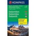 Kompass Karte Nr. 672 Dolomiten - Set 4 Karten