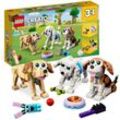 LEGO® Konstruktionsspielsteine Niedliche Hunde (31137), LEGO® Creator 3in1, (475 St), bunt