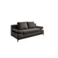 Sun Garden Jarny Schlafsofa 202x90x97 cm mit Stauraumfunktion und Kissen Anthrazit