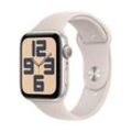 Apple Watch SE 44 mm (GPS) Sportarmband M/L polarstern