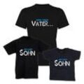 G-graphics T-Shirt Wie der Vater & so der Sohn Vater & Sohn-Set zum selbst zusammenstellen