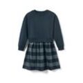 Kinder-Sweatkleid - Dunkelblau/Kariert - Kinder - Gr.: 146/152