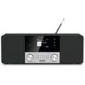 TechniSat DIGITRADIO 4 C - Stereo Digital-Radio (Farbdisplay, Bluetooth, 3,5mm Klinke, AUX, Radiowecker) schwarz