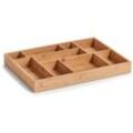 Schubladen-Organizer, Holz, natur, 44.5 x 32 x 5 cm - Zeller