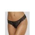 PETITE FLEUR GOLD String schwarz Gr. 44/46 für Damen. Figurbetont