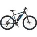 FISCHER Montis 2.1 Mountainbike (Laufradgröße: 29 Zoll, Rahmenhöhe: 51 cm, Unisex-Rad, 422 Wh, Schwarz/Blau)