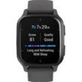 GARMIN VENU SQ 2 Smartwatch Silikon, 20 mm, Shadow Gray/Slate