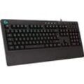 LOGITECH G213 Prodigy Gaming, Tastatur, Rubberdome, Sonstiges, kabelgebunden, Schwarz