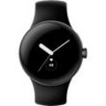 GOOGLE Pixel Watch Wi-Fi Smartwatch Edelstahl Fluorkautschuk, 130–210 mm, Matte Black/Obsidian