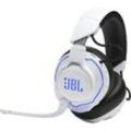 JBL Quantum 910 PWL, Over-ear Gaming Headset Bluetooth Weiß/Blau