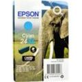 Epson Tinte C13T24324012 Cyan 24XL cyan