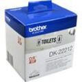 Brother PT Etiketten DK22212 weiss 62mm x 15,24m Rolle