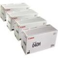 4 Canon Toner 040H Multipack K C M Y 4-farbig