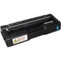 Ampertec Toner ersetzt Ricoh 407532 Typ SPC252E cyan