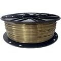 WhiteBOX 3D-Filament Seiden-PLA bronze mit Perlglanz 1.75mm 1000g Spule