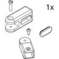 Kermi EBCC015 Set Stabilisierung Wand Farbe: silber hochglanz 2534748