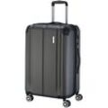 travelite Reisekoffer City Trolley 68 cm erweiterbar 4 Rollen 78 l - Grau