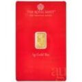 1 Gramm Goldbarren The Royal Mint - Henna