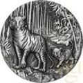 2 Unzen Silbermünze Australien Lunar III Tiger 2022 Antik Finish