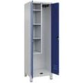 CP Putzmittelschrank Classic Plus 080110-00 S10003 enzianblau, lichtgrau 60,0 x 50,0 x 195,0 cm, aufgebaut