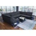 Sofa Sorrento U Form Mini Stoffbezug