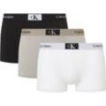 Calvin Klein Pants, 3er-Pack, Logo-Bund, für Herren, beige, L