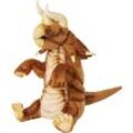 HANSA Creation Handpuppe "Triceratops", 33 cm, braun