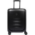 VICTORINOX 4-Rollen Trolley „Cabinentrolley“, Reißverschlussfach, TSA-Schloss, uni, 39l, 56 cm, schwarz