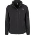 THE NORTH FACE® Softshelljacke, Kapuze, Stehkragen, atmungsaktiv, wasserabweisend, für Herren, schwarz, S