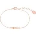 s.Oliver Damen Armband, 925er Silber, roségold, 20